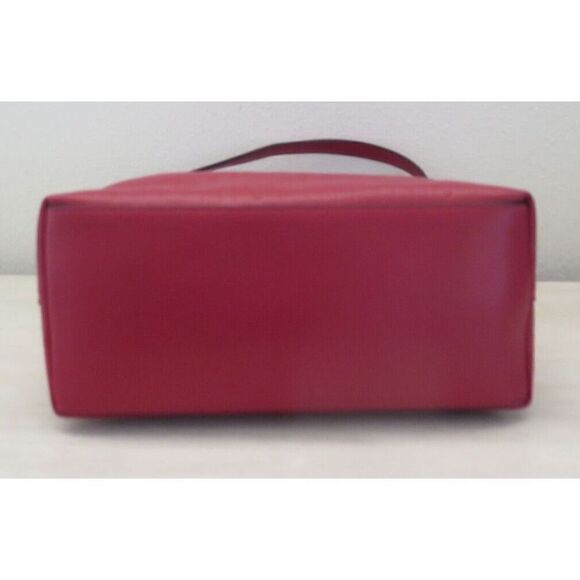 DKNY R13JVP96 Red Signature Logo Jody Drawstring Bucket Tote Shoulder Bag $178 - Picture 9 of 14